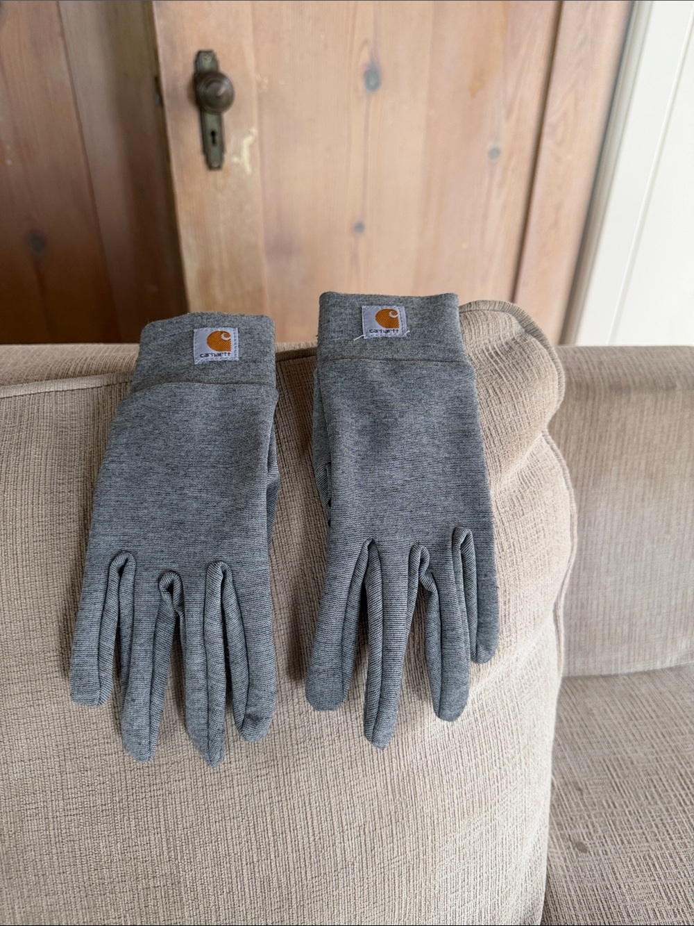 Carhartt Grey Knit Touchscreen-Compatible women's  Gloves